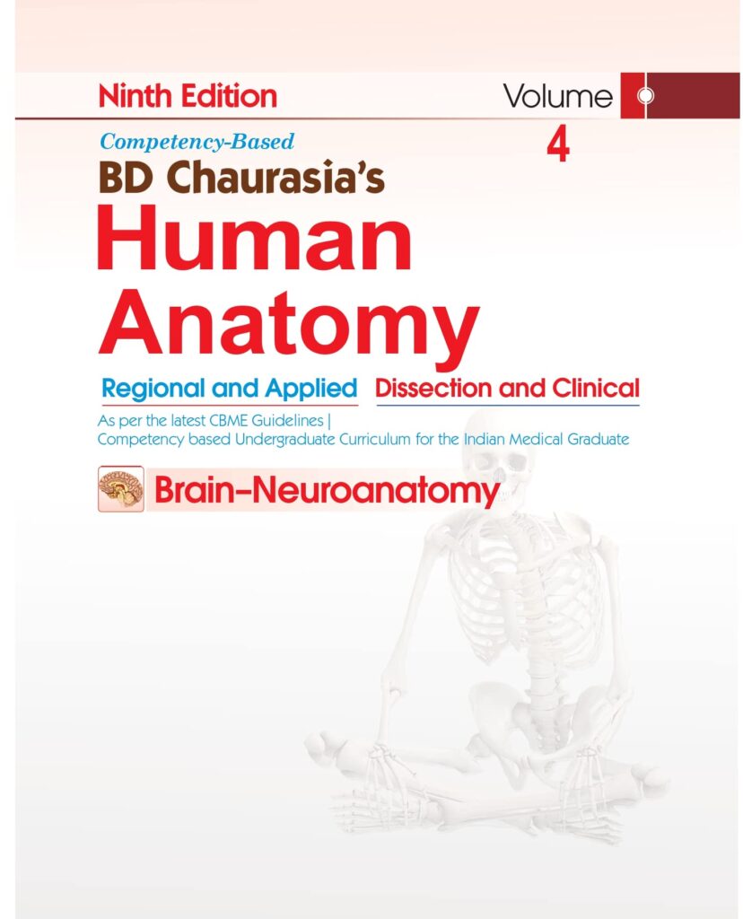 B.D. CHAURASIA’S HUMAN ANATOMY 9th Edition , 4 Volume Set - Drcart