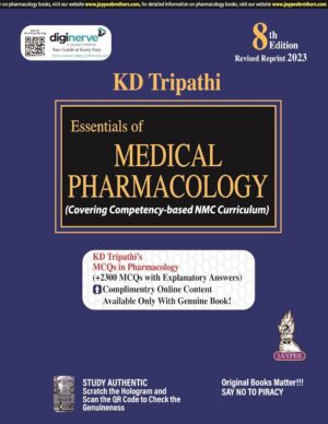 Essentials of Medical Pharmacology 8th Edition Reprint 2023 By KD Tripathi