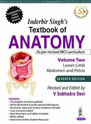 Inderbir Singh's Textbook of Anatomy 7th Revised/2022 (Vol. 2)