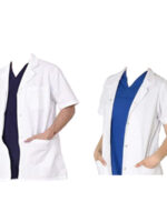 HALF SLEEVES UNISEX APRON/LAB COAT