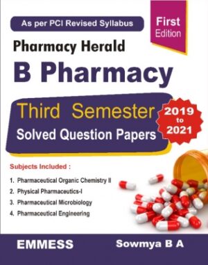 B Pharmacy Third Semester Solved Question Papers