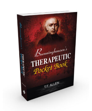 Boenninghausens Therapeutic Pocket Book by T F ALLEN