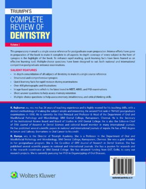 Triumphs Complete Review Of Dentistry 2 Volume Set by Rajkumar