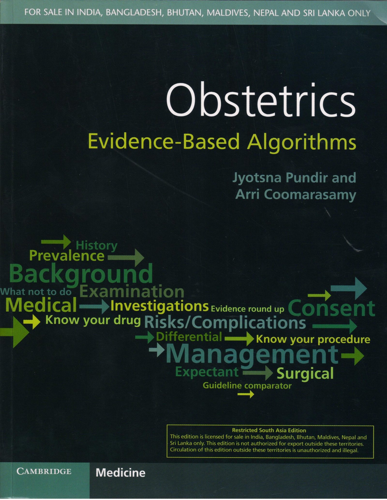 Obstetrics Evidence Based Algorithms by Jyotsna Pundir