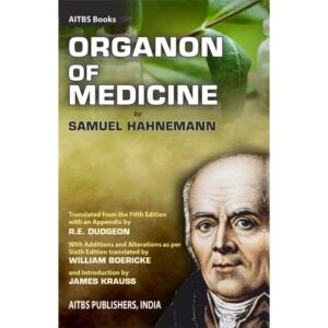 Organon Of Medicine by SAMUEL HAHNEMANN