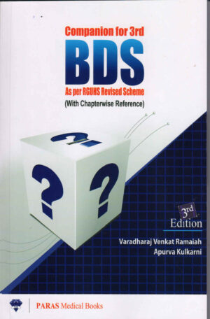 Companion For 3rd BDS As Per RGUHS Scheme by Varadaraj Venkat Ramaiah