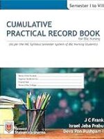 Cumulative Practical Record Book for B.Sc Nursing Students