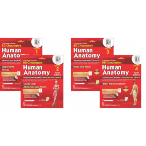 BD Chaurasia’s Human Anatomy 10/e 2026 (4 Vol set)