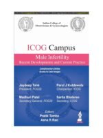 ICOG Campus Male Infertility: Recent Developments and Current Practice