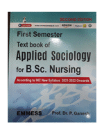 Text book of Applied Sociology for B.Sc. Nursing 2/e 2024