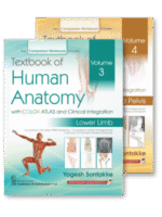 Textbook of Human Anatomy with COLOR ATLAS and Clinical Integration Vol. 3 (Lower Limb) & 4(Abdomen and Pelvis)
