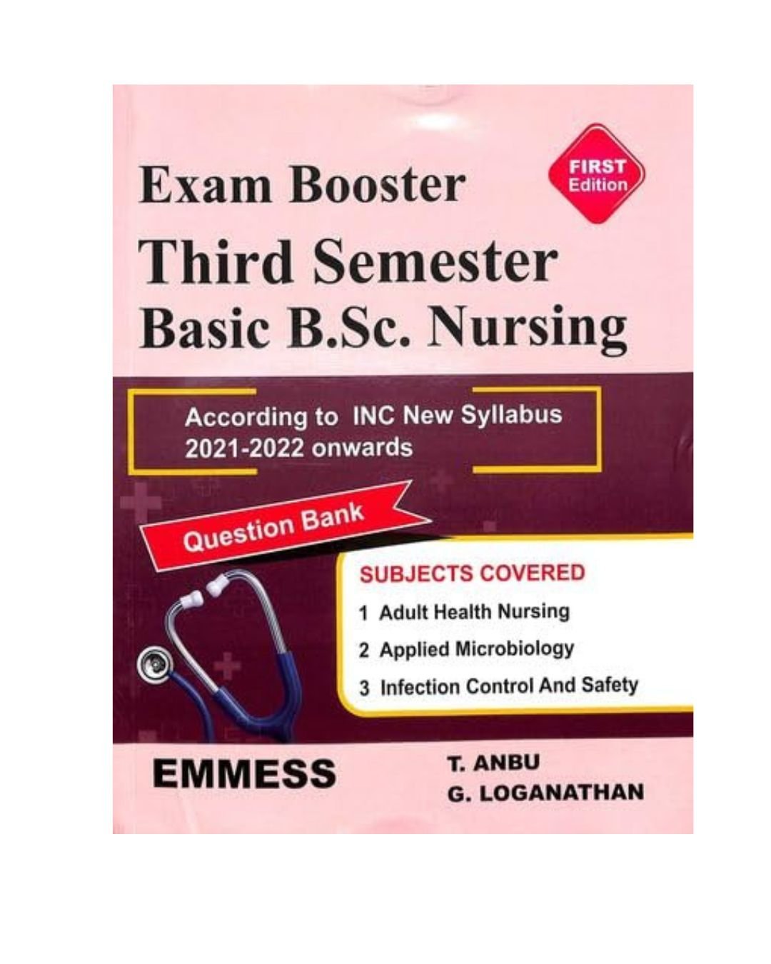 Exam Booster 3rd Sem Basic BSc Nursing 1/e by T Anbu
