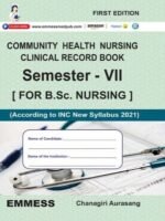 Community Health Nursing Clinical Record Book Semester - VII for BSc Nursing
